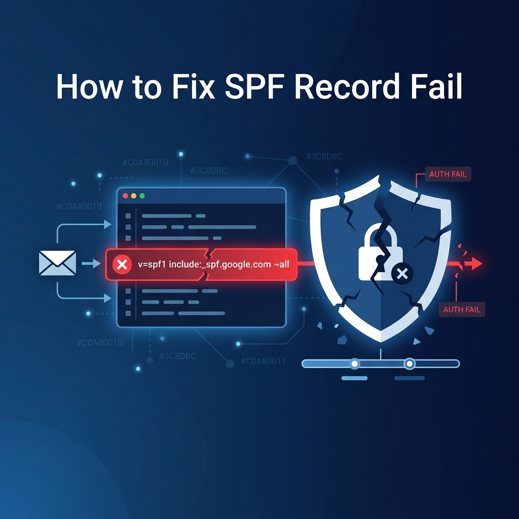 How to Fix SPF Record Fail